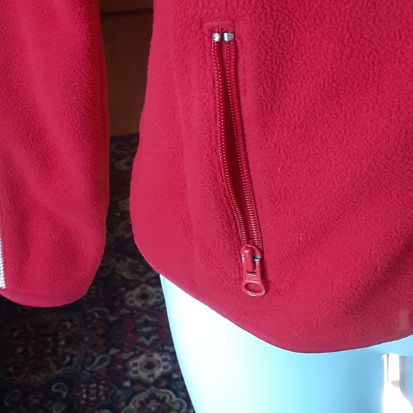 Aeropostle red fleece zip hoodie - Picture 3 of 9